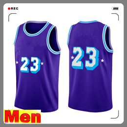 6 23 Carmelo 7 Anthony 3 Davis Jersey Russell 0 Westbrook Basketball Jerseys 34 32 Men S-XXL 2022 Jam Embroidery Logos