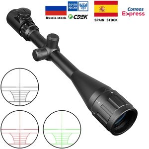 6-24x50 Aoe lunette de visée réglable vert rouge point chasse lumière tactique portée réticule Sniper optique fusil vue