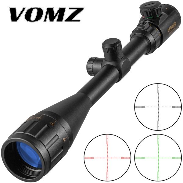 Mira para Rifle óptico VOMZ 6-24x50 AOE Cross Red Greed, mira para Rifle con alivio ocular largo, equipo de francotirador, miras de caza para Rifle Airsoft