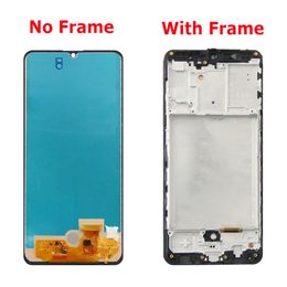 6.4 "Super amoled pour Samsung A31 Affichage Twith Frame Screen Digitizer Remplacement de Samsung Galaxy A31A315F Affichage LCD