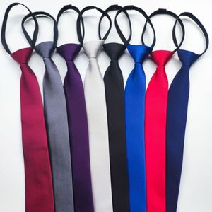 6*48cm Solid Color Neck Ties For Men Students School Business Hotel Bank Office Ntrans Party Club Accessoires