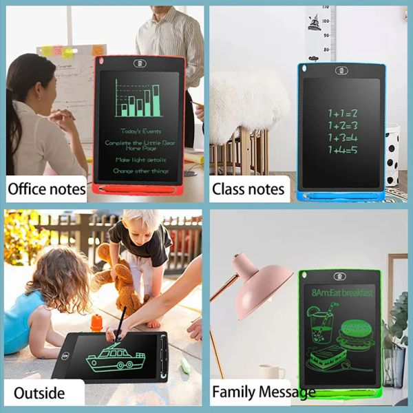 6.5 / 8.5 / 10/12 / 16INCH LCD Drawing Board Writing Tablet Digit Magic Blackboard Art Painting Tool Kids Toys Brain Game Game's Gift's Gift