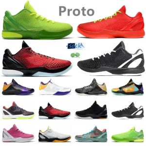 6 5 Proto Hommes Chaussures de basket-ball Sneaker Reverse Grinch Mambacita Del Sol All Star 6s Big Stage Alternate Bruce Lee Chaos Prelude 5s Baskets de sport pour hommes 40-46