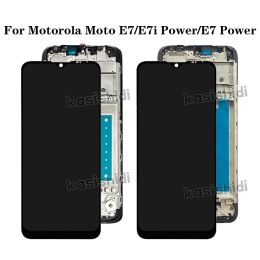 6.5 "LCD pour Motorola Moto E7 E7i Power LCD Écran Affichage Appuyez sur Moto E7 Power LCD Diapty Digizer Ensemble Pièces de réparation