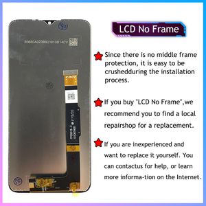 6.52 '' Origineel voor TCL 30 SE LCD 6165H Display Touchscreen Digitizer -assemblage voor TCL 30E 6127A Display Repair Parts