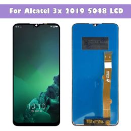 6.52 pulgadas para Alcatel 3x 2019 5048 OT5048Y 5048U OT5048 5048A Pantalla de teléfonos inteligentes LCD Reemplazo