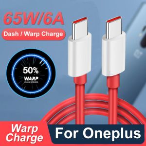 6.5A Snel Opladen Type C Kabel 65W Warp Charger Kabels voor USB PD USB C voor Oneplus 8T een Plus 8t Warp Lading