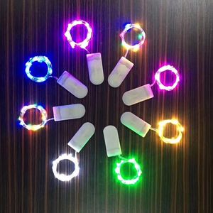 6,6 voet 20 LED KOPPERDRAAD LICTEN Vakantieverlichting Decoratieve lichten Batterij Werk voor DIY Homes Party's Warm Usalight