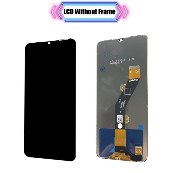 6,6 pouces pour Tecno Pop 7 Pro BF7 BF7N Écran LCD Affichage avec panneau de verre à écran tactile