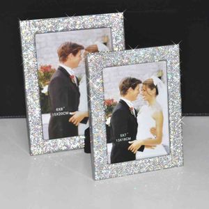 6/7 / 8 inch High-end Crystal Rhinestone Styling Bling S Voor Pictures Personalized Home Desk Decor Kid Po Frame