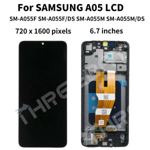 6.7 '' NOUVEAU LCD PLS pour Samsung A05 LCD Affichage de l'écran tactile Assemblage de numéros pour Samsung A055 A055M A055F A055F / DS LCD