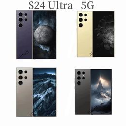 6,8 inch 5G S24 S23 Ultra mobiele telefoons Ontgrendelen touchscreen S24 Mobile Phonn Local Warehousee Androids s23 Smartphone Camera Telefoon HD Display Gezichtsherkenning 512 GB