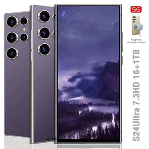 6,8 inch 5g S24 Ultra mobiele telefoons ontgrendel touchscreen mobiele telefoon Androids S23 smartphone camera telefoon HD Display Face Recognition 512GB 1 TB Lokaal magazijn
