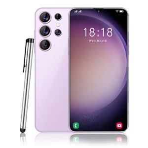 6.8 inch 5G S24 S23 Ultra -telefoons 1 TB Face ID Finger Unlock Screen S24 Mobiele telefoon Androids S23 Smartphone Camera Telefoon HD Display