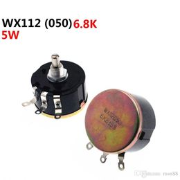 6.8K 6K8 5W WX112 WX050 Potentiómetro de alambre de un solo giro