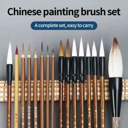 6 9 12 16 unidades de pintura chinesa Escova conjunto de caneta para caligrafia para iniciantes, desenho de paisagem, materiais de arte para escrita