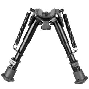 6 -9 Rifle táctico Bipod Fore Grip Mount con patas de resorte totalmente ajustables para Airsoft Painball XjM330R
