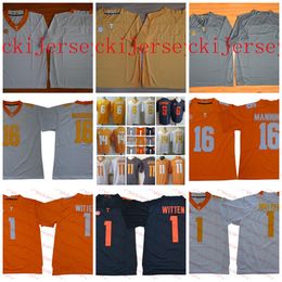 6 Alvin Kamara Jersey 14 Eric Berry 11 Joshua Dobbs 1 Jason Witten 16 Peyton Manning Blank Jersey 2022 NCAA Tennessee Vrijwilligers hebben universiteitsvoetbalshirts gestikt