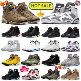 6 Brown Kelp Gore Tex 6S Cool Grey Hommes Chaussures de basket-ball Sports Bleu Université Baskets Jaune Ocre Menthe Mousse Minuit Marine Maroon Georgetown Rouge Oreo DMP Formateurs