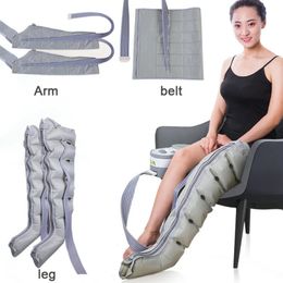 6 cavités Air Wave Massage des jambes Veau Cuisse Relaxation musculaire Boucle automatique Vieil homme Taille Physiothérapie Masseur de pression 110-220V 240202