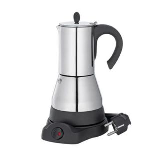 6 Koffiekopjes Koffiesets Elektrische Geiser Moka Maker Koffiezetapparaat Espressopot Expresso Percolator Roestvrijstalen kookplaat 297m