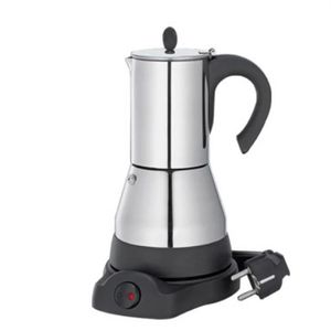 6 kopjes koffie Koffiesets Elektrische geiser Moka-maker Koffiezetapparaat Espressopot Expresso Percolator Roestvrijstalen kookplaat 260n