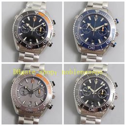 6 Color Automatic Chronograph Watch Men's Men's Men's Men's Men's's's's's's's's Bracelet en acier inoxydable à 45,5 mm 600 m