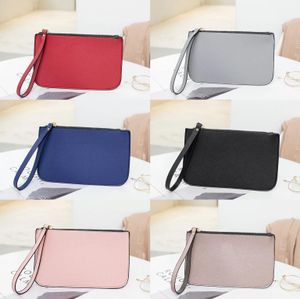 6 Kleur Gloednieuwe Lederen Portefeuilles Wristlet Dames Portemonnees Clutch Bags Zipper Card Tas US Brand Fashionbag_S