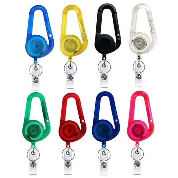 6 Couleur Creative Rétractable Infirmière Insigne Bobine Clip Porte-Badge Étudiants Porte-Carte D'identité Porte-clés RRE15078