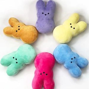 Poupées de lapin de pâques 6 couleurs, ornements en peluche, accessoires de fête, cadeaux de fête