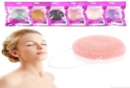 6 couleurs Konjac Sponge pour la peau propre Natural Retourant minuscule face noire Nettoyage Washing Puff Makeup Maquage Sponge Maquiagem4168989