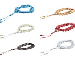 6 Couleurs Bracelets musulmans du Moyen-Orient Pendant 99 Perles de prière Chaîne Islamic Rosary5497878