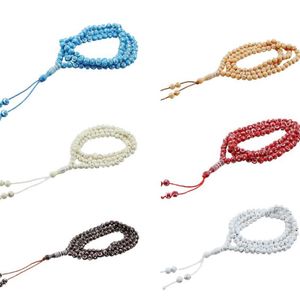 6 Color Musulm Moyen-Orient Bracelets Pendant Pilder 99 Perles de prière Chaîne Islamique Rosary259Z