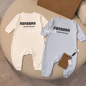 6 kleuren Baby Girl Boy Romper Brand Letter Kleding Katoen Jumpsuit Kids Bodysuit voor baby Outfit Rompers Outfit