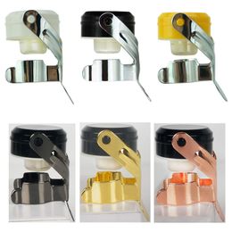 6 Kleuren Bar Gereedschap Rvs Wijnfles Stop Vacuüm Plug Seal Sealant Pomp Rode Wijncap Sealer Professionele Champagne Flessen Wijnen Stoppers