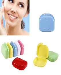 6 kleuren tandheelkundige houder orthodontische mondbeschermer premtie opslagcase doos plastic mondelinge hygiëne benodigdheden organisator accessoires 01719159346