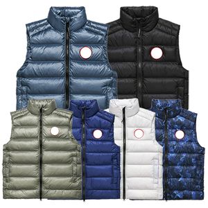 6 couleurs Vêtements de créateurs Top Qualité Canada Crofton Gilet Blanc Canard Down Gilets Hommes Chaud Femmes Gilet Ladys Gilets Haut De Gamme Hiver Body Warmers XS-XXL