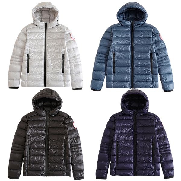 6 couleurs Designer Parka Top Qualité Canada Crofton Manteau À Capuche Hommes Doudoune Blanc Canard Vers Le Bas Vestes D'hiver Outwear Femmes Parka Ladys Manteaux Avec Badge S-XXL