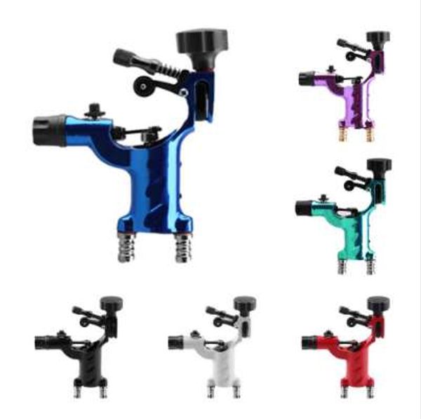 6 couleurs excellente qualité libellule rotatif Machine à tatouer professionnel Shader Liner assorti Tatoo moteur pistolet beauté en gros