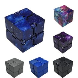 Cubes infinis 6 couleurs, Mini jouets pour enfants, blocs magiques, adultes, anxiété des doigts, soulagement du Stress, jouet de décompression