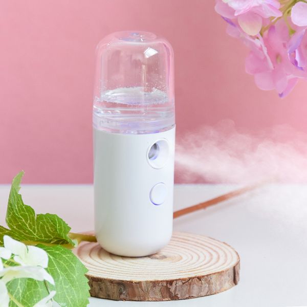 6 colores Mini Nano Mist Sprayer Limpiadores de vapor Facial Body Nebulizer Steamer Hidratante Herramientas para el cuidado de la piel 30ml Face Spray Beauty Instruments