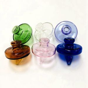 6 Couleurs OD 35mm Accessoires Fumeurs Mode UFO Style Carb Caps Dôme Pour Quartz Banger Ongles Verre Eau Bongs Bulle De Verre