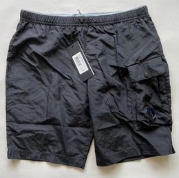 6 kleuren Een lens Glazen zak broek shorts casual geverfd strand korte broek sweatshorts zwemshorts outdoor jogging trainingspak maat M-XXL zwart