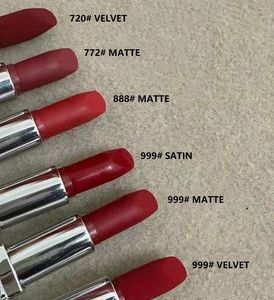 6 couleurs velours mat rouge à lèvres SATIN brillant à lèvres rouge à lèvres longue durée brillant à lèvres 3.5g