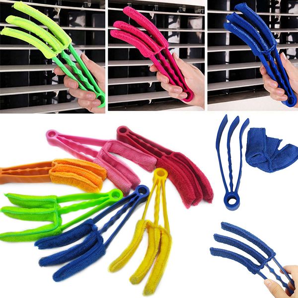 6 couleurs stores de fenêtre brosses obturier obturateur multifonctionnel ménage des brosses à poussière de nettoyage de brosses de brosses