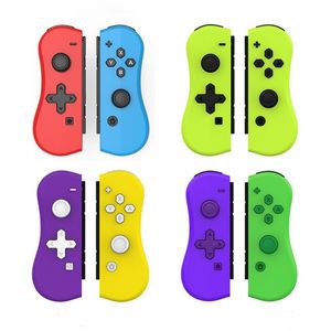 Manette de jeu Bluetooth sans fil 6 couleurs pour Nintendo Switch Poignée sans fil Joy-Con Poignée gauche et droite Contrôleurs de jeu avec boîte de vente au détail