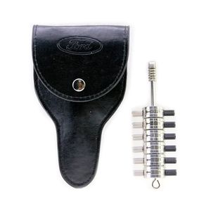 6 Cilinder Reader Tibbe Lock Pick Decoder Voor Ford Mondeo En Jaguar Tibbe Decoder Slotenmaker Gereedschap lock picks set met Leather Case