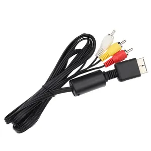 1.8m AV Audio Video -kabel naar RCA voor Sony PlayStation 2 3 PS2 PS3 Game Console Cord