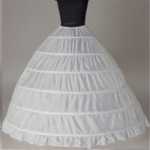 6 hoepel petticoat voor baljurk ondergoed Crinoline bruiloft accessoires quinceanera jurk underskirt gratis verzending