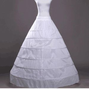 6 Hoops Bridal Wedding Petticoat Huwelijk Gaasrok 2019 Crinoline Underskirt Wedding Accessoires Jupon Mariage CPA206 284V